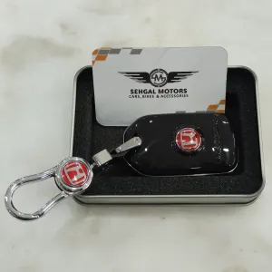 Honda Civic Key Shell Case Cover Red Honda Logo - Model 2016-2021