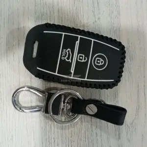 Kia Sportage Leather Key cover With Key Chain Model 2020-2021