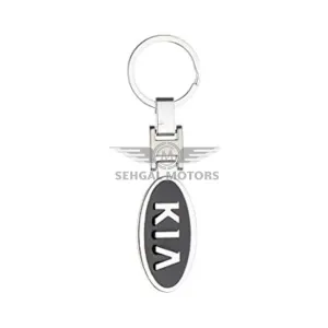 KIA Metal Key Chain - Black