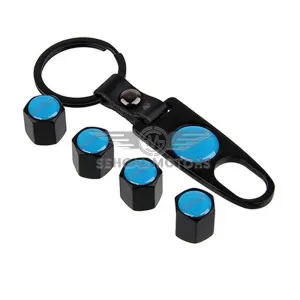 Sparco Air Nozzle Cap With Keychain - Black
