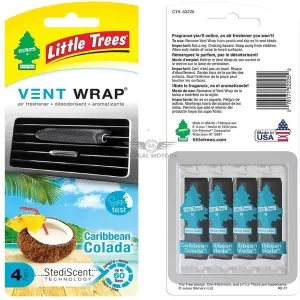 Little Tree AC Vent Wrap Perfume Caribbean Colada CTK-52725