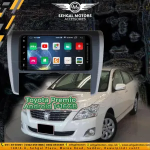 Toyota Premio Android Panel 1+16GB Model 2010-2013