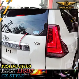 Toyota Prado Fj150 Back Light GX Style Full Smoke China 2015-2019