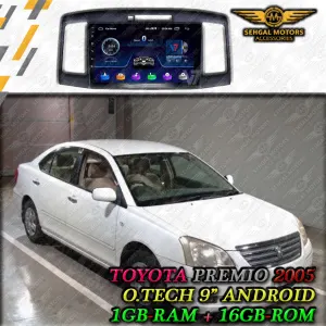 Toyota Premio Android Panel 1+16GB Model 2000-2007
