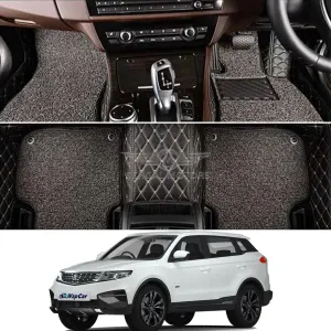 Proton X70 9D Floor Mat Black with Gray Grass Model 2021