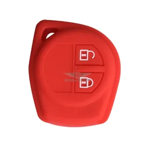 Suzuki PVC Silicone Protection Key Cover | Swift Ciaz Wagon R Alto Cultus (RED)