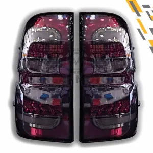Toyota Hilux Revo Back Light V3 Style (Smoke 4 Lines) China Model 2017-2021