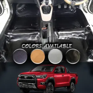 Toyota Hilux Revo Floor Matting Black Model 2017 - 2021