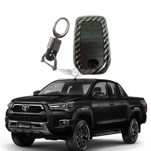 Toyota Hilux Revo Key Cover Carbon Fiber TPU