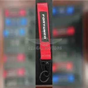 Fortuner Ribbon Key Chain - Red