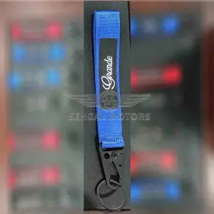 Grande Ribbon Key Chain - Blue