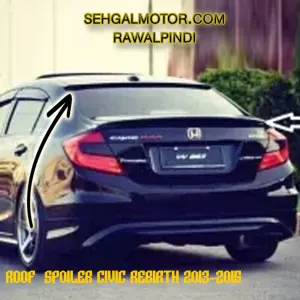 Honda Civic RS Spoiler Model 2023 Unpainted
