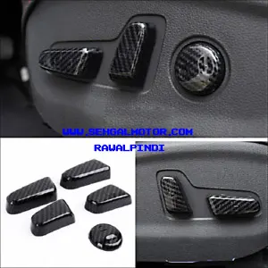 Hyundai Tucson Seat Control Buttons Carbon fiber Trims - Model 2021-2022
