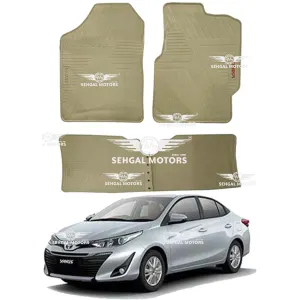 Toyota Corolla 5D Floor Mat Black 3pcs Model 2016 - 2021