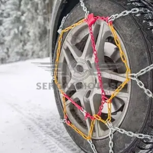Snow Chain Emergency Anti Skid Tyre Chain 14 Inch (Small)