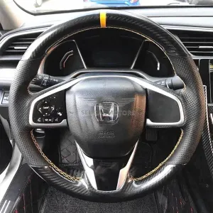 Honda civic Complete Steering Wheel Carbon Fiber Model 2016-2021