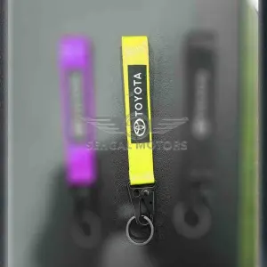 Toyota Ribbon Key Chain - Yellow
