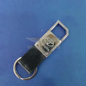 Toyota Leather Key Chain Mini - Black