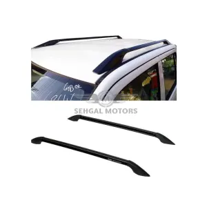 Universal Roof Rail for small cars Silver Black