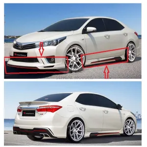 Toyota corolla Body Kit ABS Plastic (4 PCS) Model 2012-2014