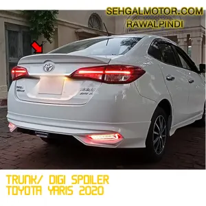 Toyota Yaris Trunk Spoiler OEM Style Model 2020-2021