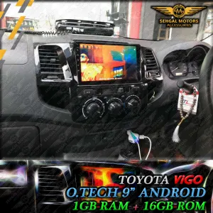 Toyota Vigo Android Panel (1+16GB) Model 2006-2016