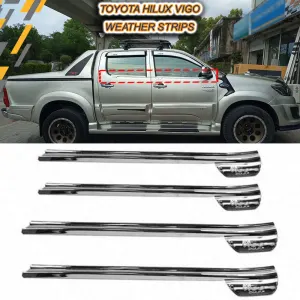Toyota Hilux Vigo Weather Strip Chrome Model 2005