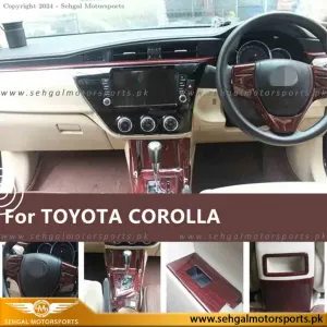 Toyota Corolla Wood Style Interior - Model 2014-2015