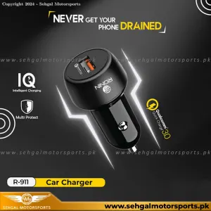 RONIN R-911 ANDROID, TYPE C, IPHOEN CAR CHARGER 3.0A.