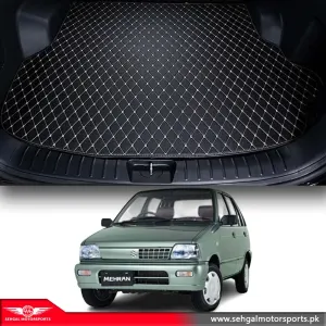 Suzuki Mehran 7D Eco Trunk Mat Black With Beige