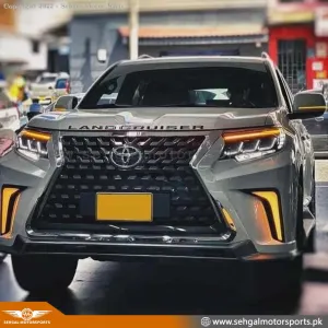 Toyota Prado FJ150 Half Conversion (Front Back Bumer + Grill+ FOG Light + Back Reflector) GX Style Model 2018-2020