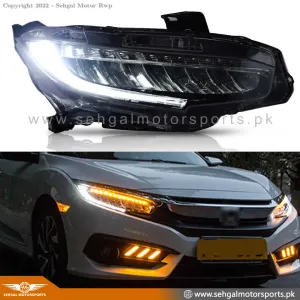 Honda Civic LED Head Light Model 2016-2021