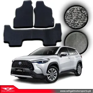 Toyota Cross Carpet Floor Mat Special Black/Gray Model 2021-2023