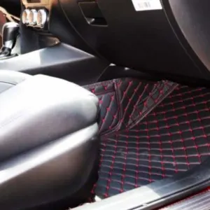 Suzuki Swift 7D Eco Floor Mat Black with Red Stitched 3Pcs Model 2021-2022