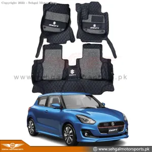 Suzuki Swift 9D Floor Mat Black Model 2022-2023