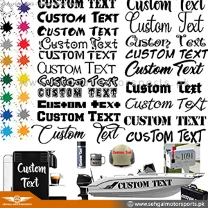 SMS Custom Made Sticker