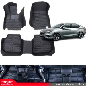 Honda City Grace 5D Floor Mat Black Model 2021-2023
