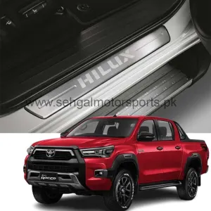 Toyota Hilux Revo Door Sill Plate Silver without Led Model 2017-2021