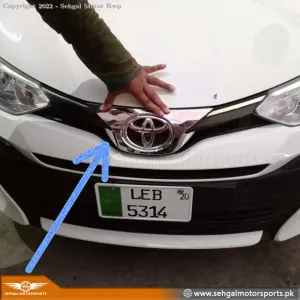 Toyota Yaris With Logo Garnish Chrome Model 2016-2021
