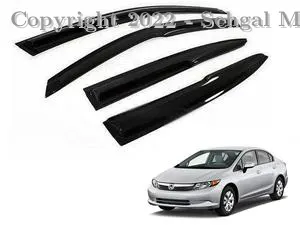 Honda Civic Air press/Sunvisor TXR Chrome