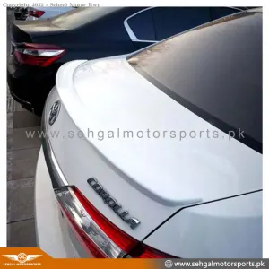 Toyota Corolla Trunk Spoiler Slim Unpainted (PK) Model 2017-2021