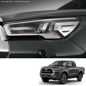 Toyota Hilux Revo Head Light CHROME UPGRADE to Model 2022 (KX-B-170-C)