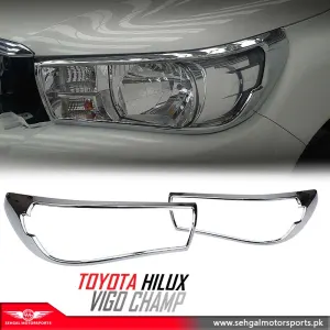 Toyota Hilux Vigo Head light / Lamp Cover Chrome Model 2005