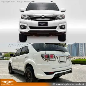 Toyota Fortuner back Body Kit TRD 2015 Unpainted