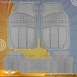 Corolla Rubber Floor Mat (3Pcs) Smoke