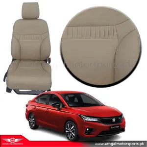 Honda City Grace Seat Cover Nylon Beige Model 2022-2023