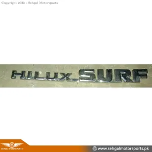 Hilux Surf Alphabets