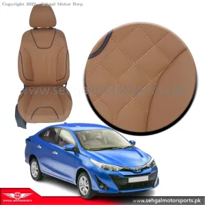 Toyota Yaris Seat Cover NS3 Camel Style Model 2019-2022