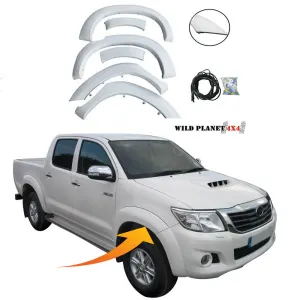 Toyota Hilux Vigo Over Fender White Model 2005-2016
