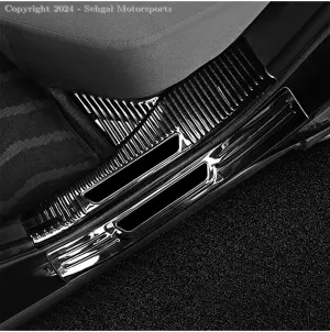 Toyota Cross Door Sills Inner Black \ Chrome Model 2021-2022